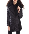 RINASCIMENTO Coat with detachable hood BLACK 059X990 WINTER 14-15 NEW