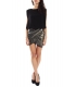 DENNY ROSE Dress with paillettes BLACK 51DR12010 WINTER 14-15 NEW