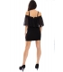 DENNY ROSE Short Dress BLACK 51DR12005 WINTER 14-15 NEW
