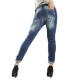 MARYLEY jeans boyfriend with zip DENIM B802 SPRING/SUMMER 2015 MADE IN ITALY