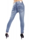 MADAME ELYSEES jeans boyfriend baggy 3 buttons DENIM Art. M10821 NEW COLLECTION SPRING 2015