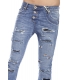 MADAME ELYSEES jeans boyfriend baggy 3 buttons DENIM Art. M10821 NEW COLLECTION SPRING 2015