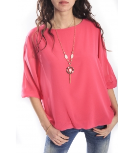 SLIDE OF LIFE Blouse FUXIA NEW COLLECTION SPRING 2015