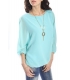 SLIDE OF LIFE Blouse TURQUOISE NEW COLLECTION SPRING 2015