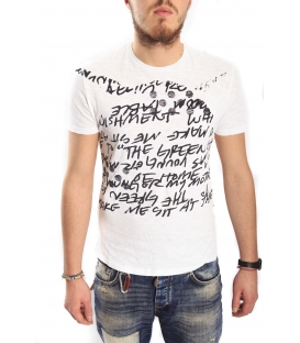 ANTONY MORATO T-shirt con stampa BIANCO MMKS00629 NEW COLLECTION 2015