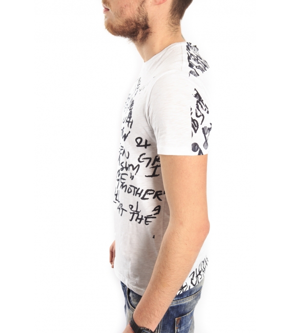 ANTONY MORATO T-shirt con stampa BIANCO MMKS00629 NEW COLLECTION 2015
