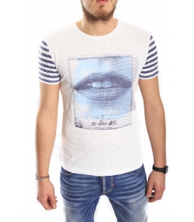 ANTONY MORATO T-shirt con stampa BIANCO MMKS00544 NEW COLLECTION 2015