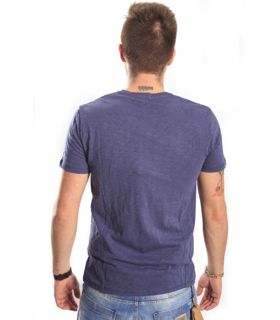 ANTONY MORATO T-shirt con scollo a V INDACO MMKS00570 NEW COLLECTION 2015