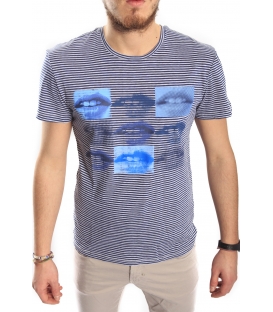 ANTONY MORATO T-shirt con stampa INDACO MMKS00598