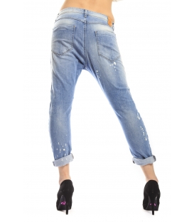 525 by Einstein jeans boyfriend 4 buttoni DENIM LIGHT P554528 NEW