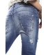 MARYLEY Jeans boyfriend baggy DENIM Art. B523 MADE IN ITALY