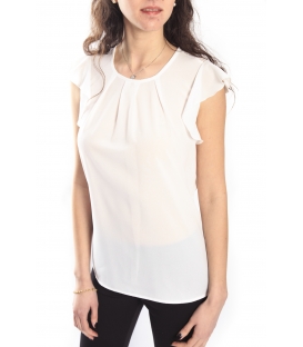 RINASCIMENTO T-shirt Top con pizzo BIANCO Art. CFC0012703002