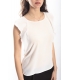 RINASCIMENTO T-shirt Top con zip BIANCO Art. CFC0012770002 NEW