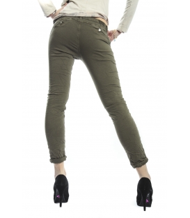 SUSY MIX Pantalone cinos baggy VERDE Art. 262 NEW