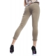 SUSY MIX Pantalone slim fit BEIGE Art. 200 NEW