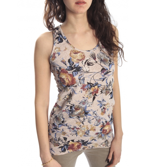 SUSY MIX Top T-shirt con fantasia fiori COLORS Art. 5209 NEW