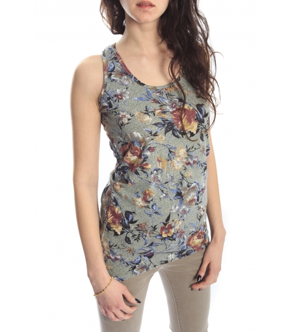 SUSY MIX Top T-shirt con fantasia fiori COLORS Art. 5209 NEW