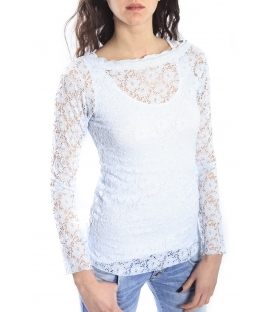 SUSY MIX Jersey T-shirt with lace COLORS Art. 40100 NEW