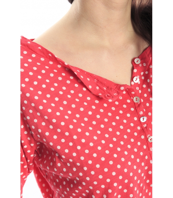 SUSY MIX Jersey T-shirt con pois COLORS Art. 53222 NEW