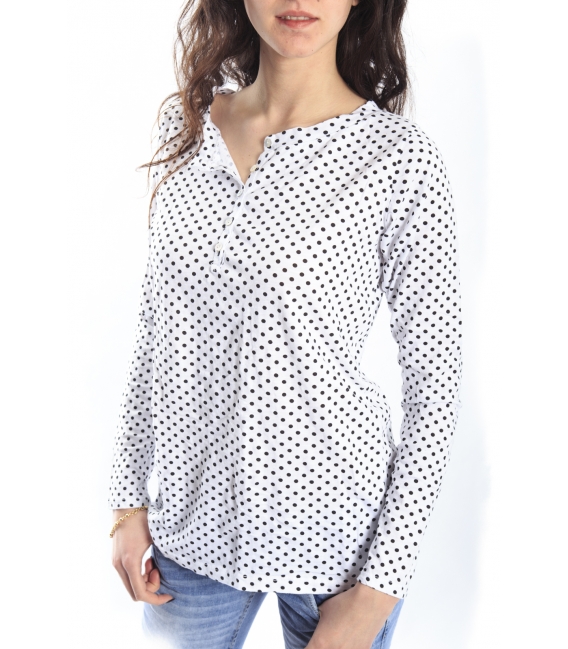 SUSY MIX Jersey T-shirt with pois COLORS Art. 53222 NEW