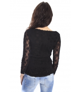 SUSY MIX Jersey T-shirt with lace COLORS Art. 50501 NEW