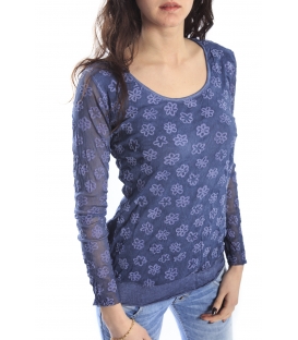 SUSY MIX Jersey T-shirt with lace COLORS Art. 50515 NEW