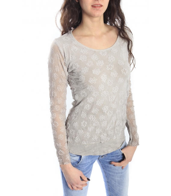 SUSY MIX Jersey T-shirt with lace COLORS Art. 50515 NEW
